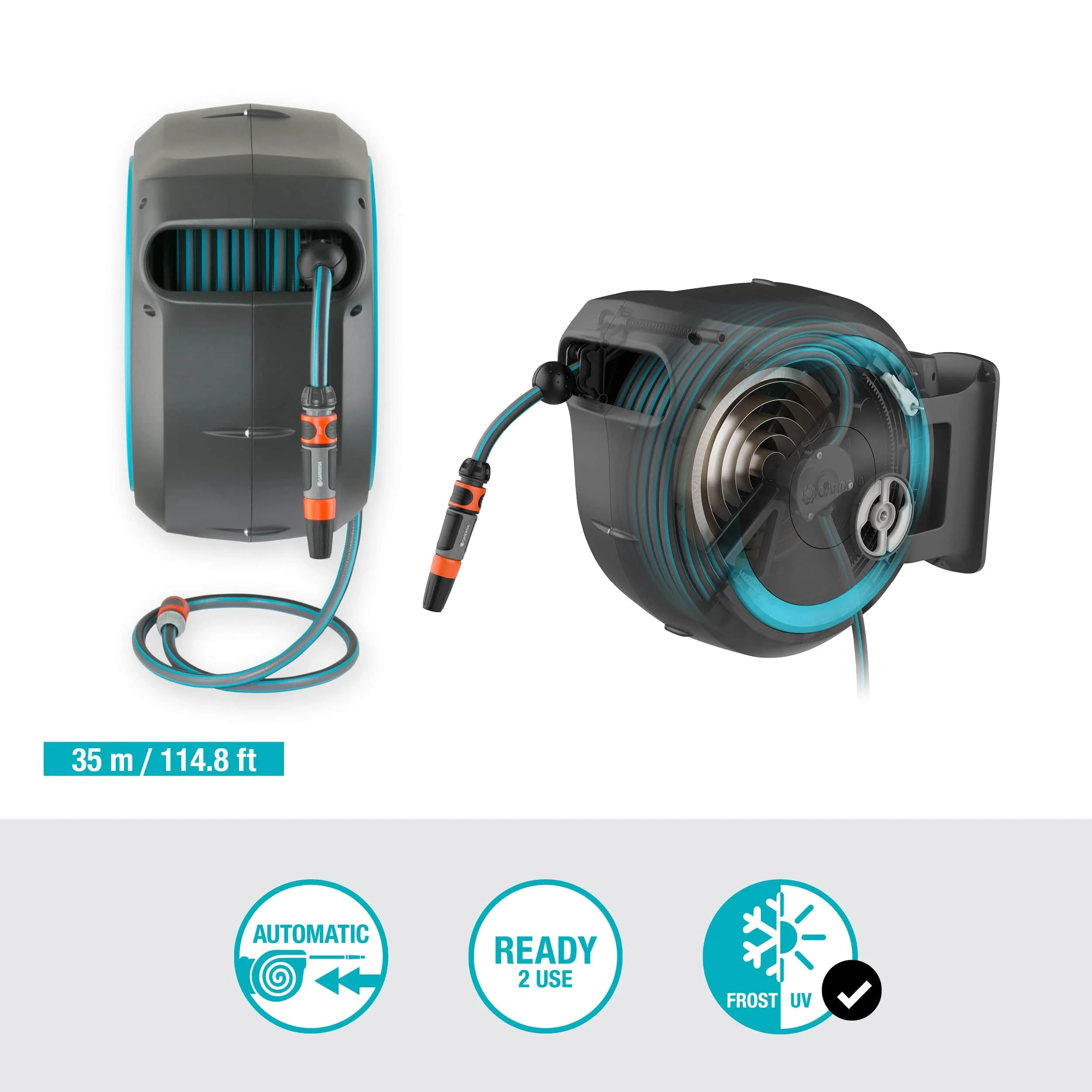 Wall-Mounted Hose Box RollUp XL, 35m - Image 4